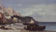Friedrich Paul Nerly Veduta di Capri France oil painting artist